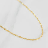 Cadena Flor Espejo 1.25 g / 45 cm / 0.8 mm Oro Amarillo 18K