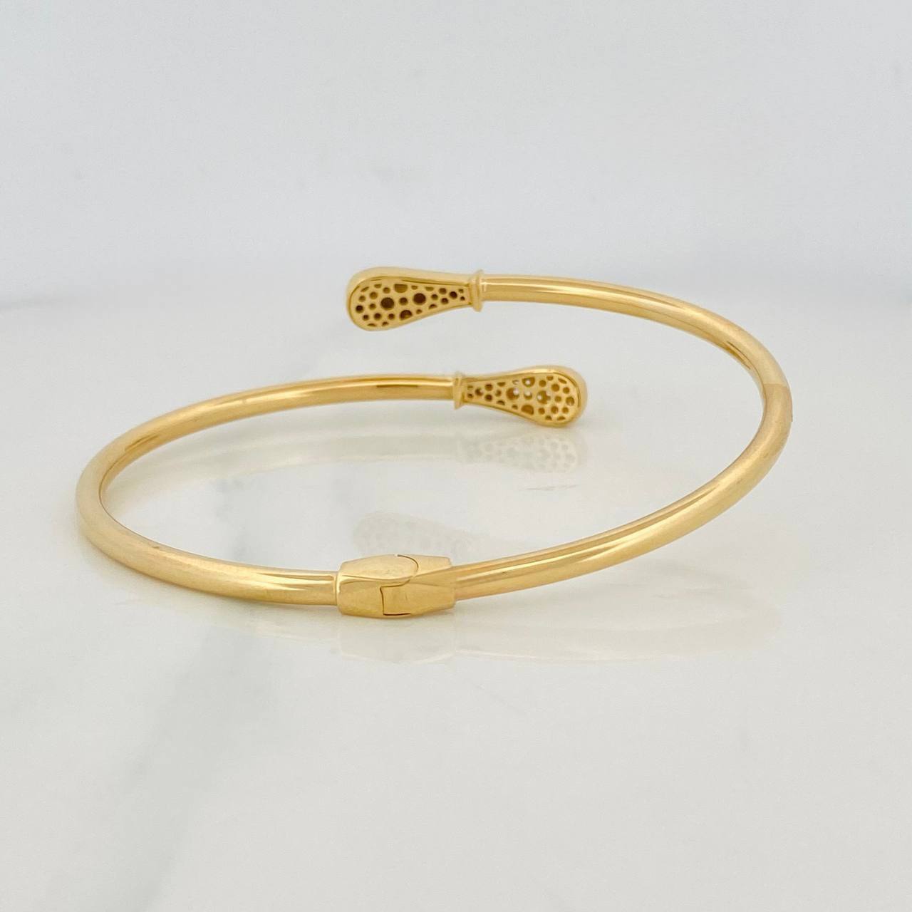 Pulso Aro Gotas 10.95g / 18cm / 3.05mm Oro Amarillo 18K