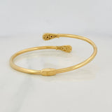 Pulso Aro Gotas 10.95g / 18cm / 3.05mm Oro Amarillo 18K