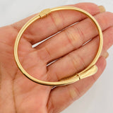 Pulso Aro Gotas 10.95g / 18cm / 3.05mm Oro Amarillo 18K