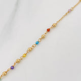 Pulso Denario Virgen Milagrosa 2g / 18cm / 2mm Oro Amarillo 18K