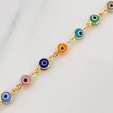 Pulso Ojo Turco 3.75g / 19cm / 2.6mm Oro Amarillo 18K