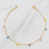 Pulso Aro Seguido 1.2g / 20cm / 0.8mm Oro Amarillo 18K
