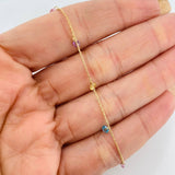 Pulso Aro Seguido 1.2g / 20cm / 0.8mm Oro Amarillo 18K
