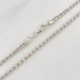 Cadena Ice 11.75g / 60cm / 2.5mm Oro Blanco 18K