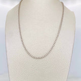 Cadena Ice 11.75g / 60cm / 2.5mm Oro Blanco 18K