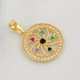 Dije Circular 2.6g / 2.5cm Oro Amarillo 18K