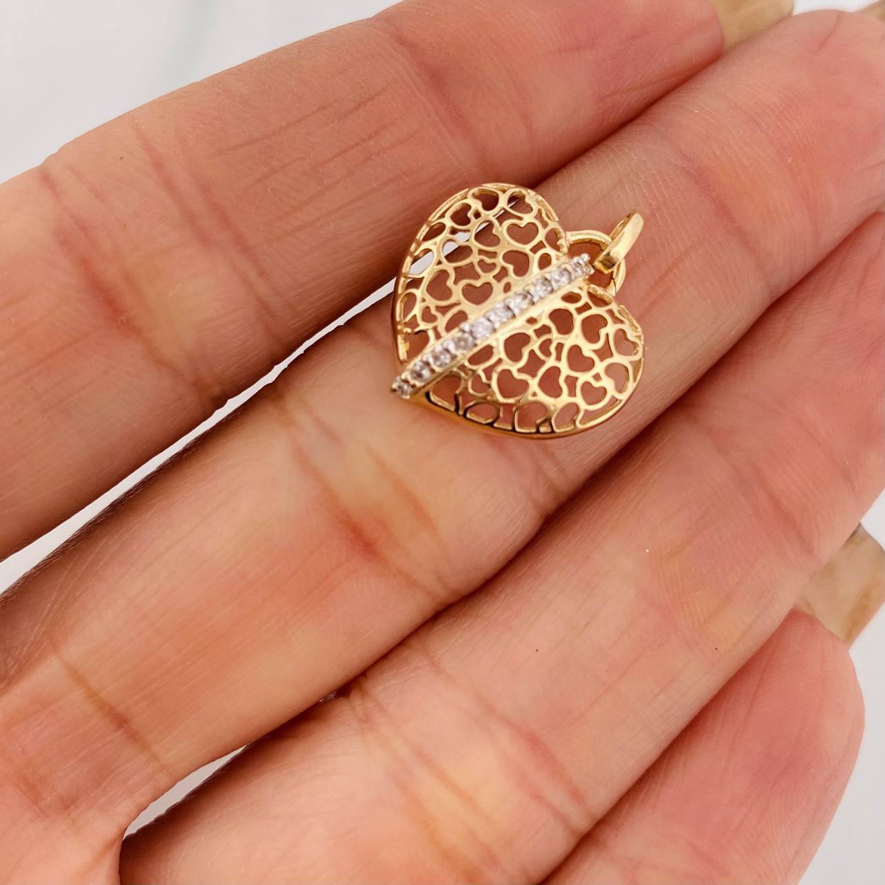 Dije Corazon 3.55g / 2cm Oro Amarillo 18K