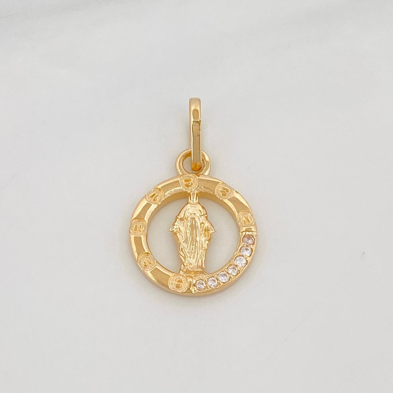 Dije Virgen Milagrosa 1.6g / 2cm Oro Amarillo 18K