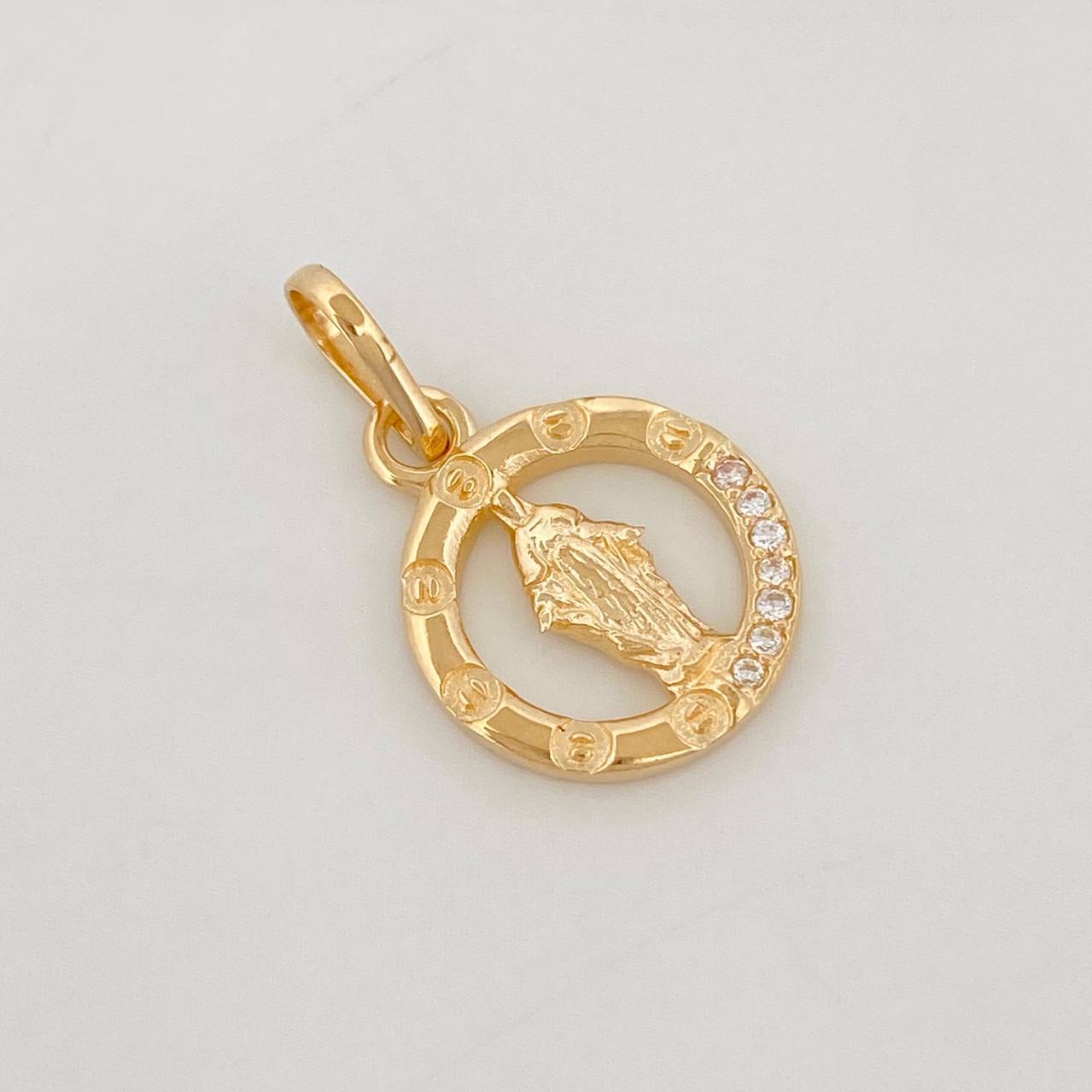 Dije Virgen Milagrosa 1.6g / 2cm Oro Amarillo 18K