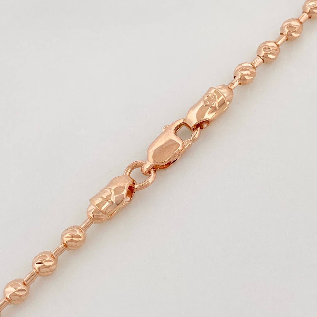Cadena Militar 19.3g / 60cm / 3mm Oro Rosa 18K