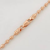Cadena Militar 19.3g / 60cm / 3mm Oro Rosa 18K
