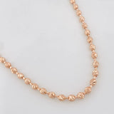 Cadena Militar 19.3g / 60cm / 3mm Oro Rosa 18K