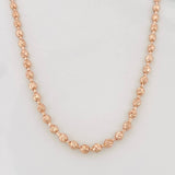 Cadena Militar 19.3g / 60cm / 3mm Oro Rosa 18K