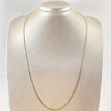 Cadena Plana 6.55gr / 60cm / Tres Oros +3 18K *