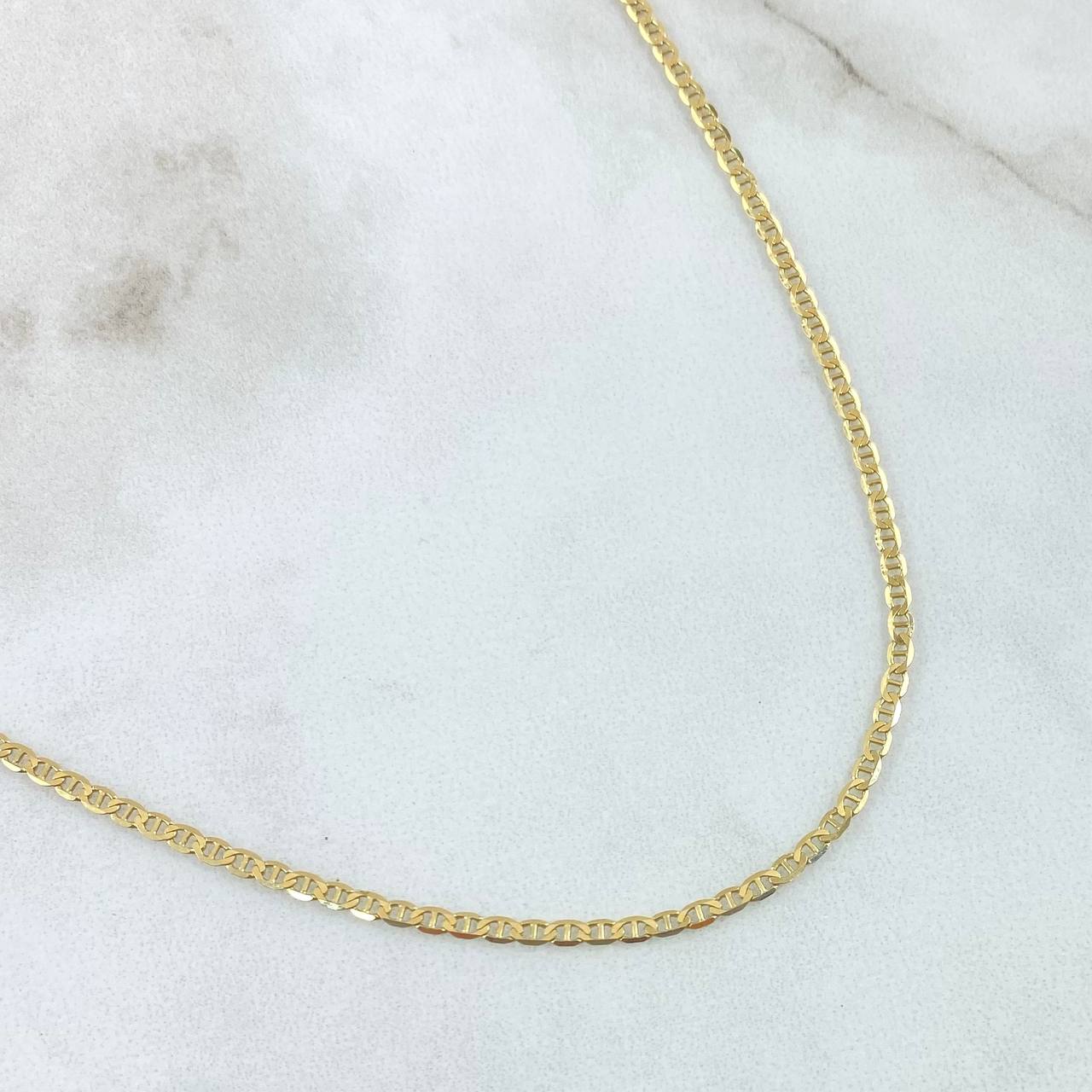 Cadena Plana 3.95gr / 60cm / Oro Amarillo +3 18K *