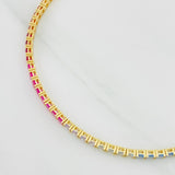Pulso Tennis 7.7g / 18.3cm / 2.85mm Oro Amarillo 18K