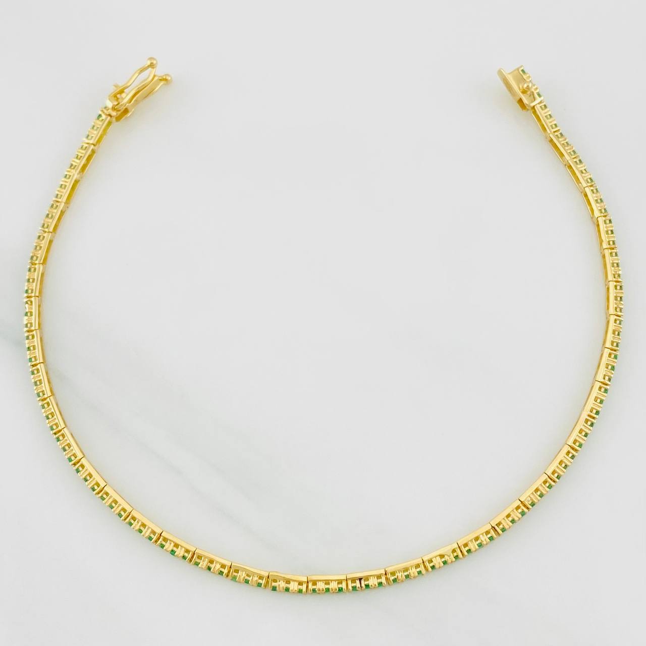 Pulso Tenis 3.7g / 17cm / 1.7mm Oro Amarillo 18K