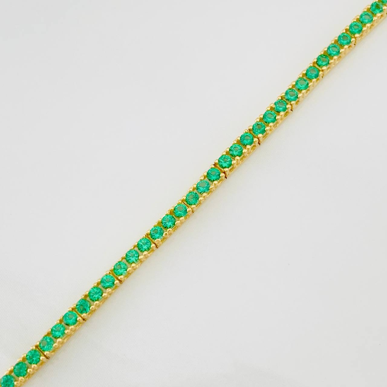 Pulso Tenis 3.7g / 17cm / 1.7mm Oro Amarillo 18K