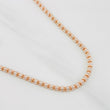 Cadena Ice 14.8g / 70cm / 2.43mm Dos Oros Blanco Rosa 18K