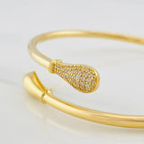 Pulso Aro Gotas 10.95g / 19cm / 3mm Oro Amarillo 18K