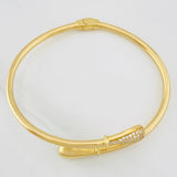 Pulso Aro Gotas 10.95g / 19cm / 3mm Oro Amarillo 18K