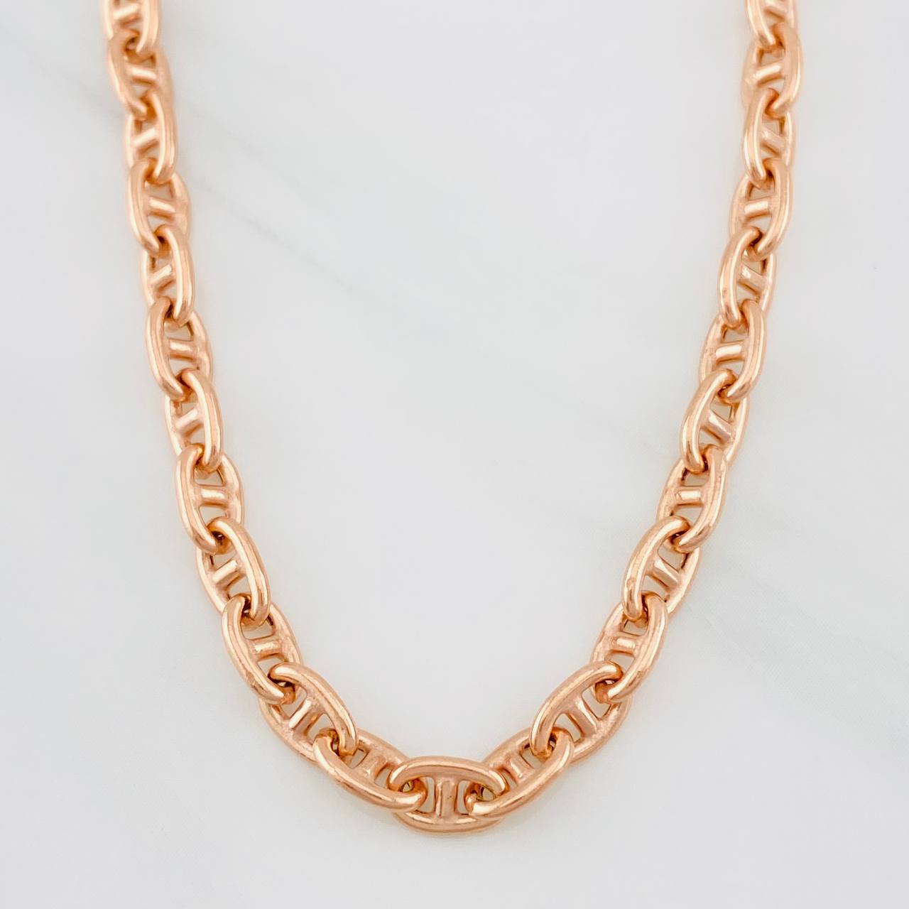 Cadena Escalera Volga 14.55g / 60cm / 3.92mm Oro Rosa 18K