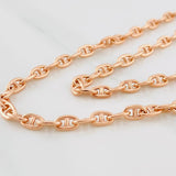 Cadena Escalera Volga 14.55g / 60cm / 3.92mm Oro Rosa 18K
