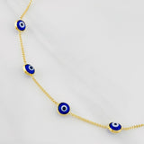 Pulso Cubano Ojos Turcos 2.25g / 19.7cm / 1.03mm Oro Amarillo 18K
