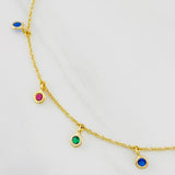 Pulso Modulable Aro Seguido Chispas 1.85g / 18.6cm - 16.4cm / 1.2mm Oro Amarillo 18K