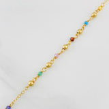 Pulso Modulable Denario Virgen Milagrosa 2g / 17.9cm - 16.1cm / 1.36mm Oro Amarillo 18K