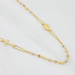 Cadena Denario Virgen Milagrosa 3.85g / 45cm / 0.88mm Tres Oros 18K