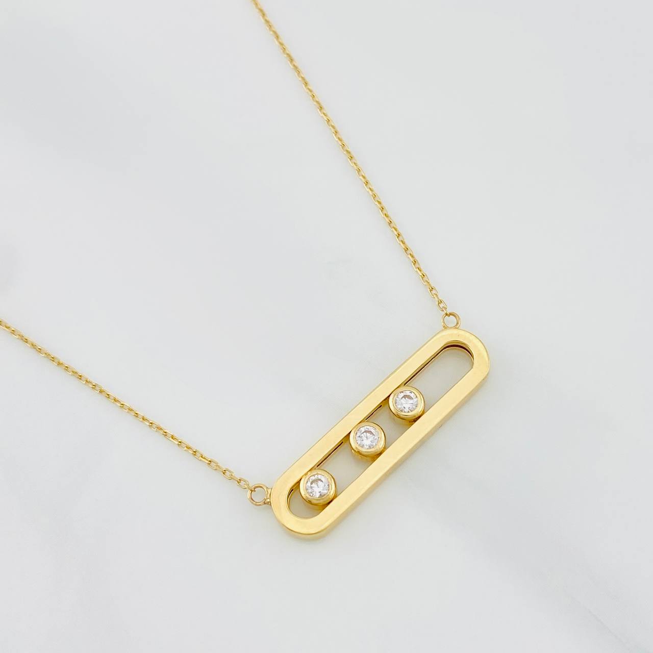 Cadena Msk 3.8g / 45cm / 0.78mm Oro Amarillo 18K