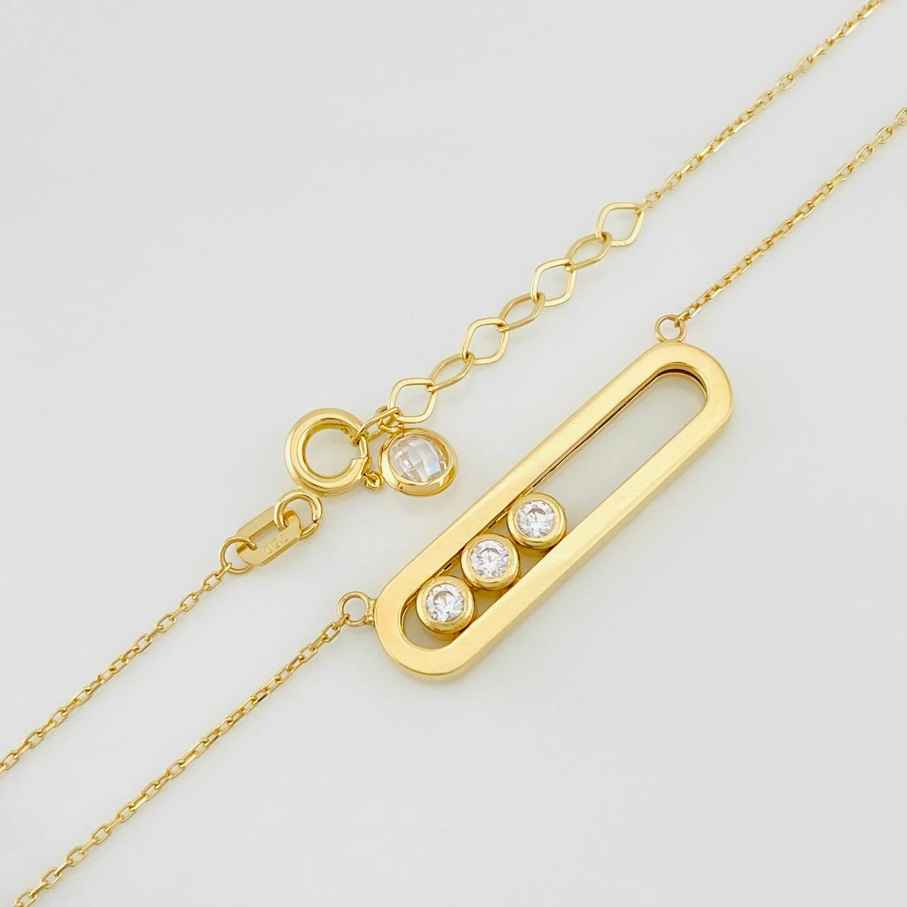 Cadena Msk 3.8g / 45cm / 0.78mm Oro Amarillo 18K