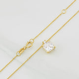 Cadena Aro Seguido Cuadrado 2.35g / 45cm / 0.85mm Oro Amarillo 18K