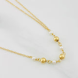 Cadena Aro Seguido Bolas 3g / 45cm / 1.35mm Oro Amarillo 18K