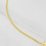 Pulso Modulable Aro Seguido San Benito 1.7g / 18.2cm - 16.6cm / 0.86mm Oro Amarillo 18K