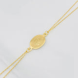 Pulso Modulable Aro Seguido San Benito 1.75g / 18.2cm - 16.6cm / 0.86mm Oro Amarillo 18K