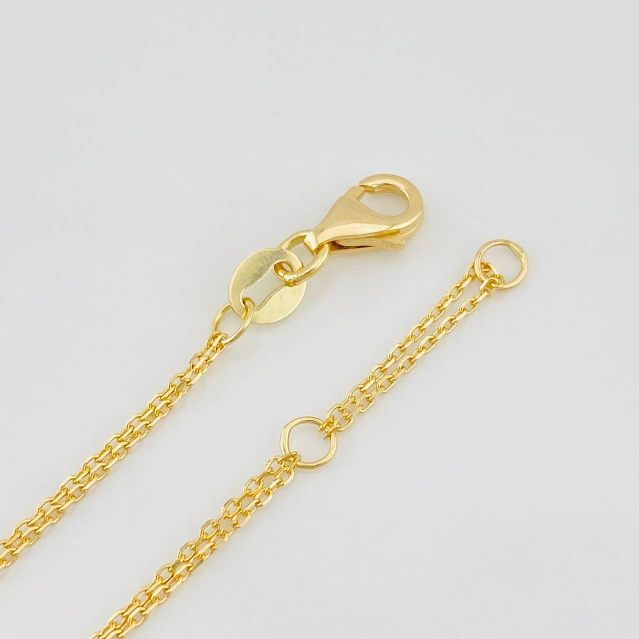 Pulso Modulable Aro Seguido San Benito 1.75g / 18.2cm - 16.6cm / 0.86mm Oro Amarillo 18K