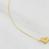 Pulso Modulable Aro Seguido Corazón 0.9g / 18.9cm - 16.7cm / 0.83mm Oro Amarillo 18K