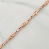 Pulso Rustico Dubai 3.75gr / 20cm / 1.5mm Oro Rosa 18K %