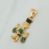 Dije Pato Bolsa de Dinero 4.35gr / 3.5cm / Oro Amarillo 18K $