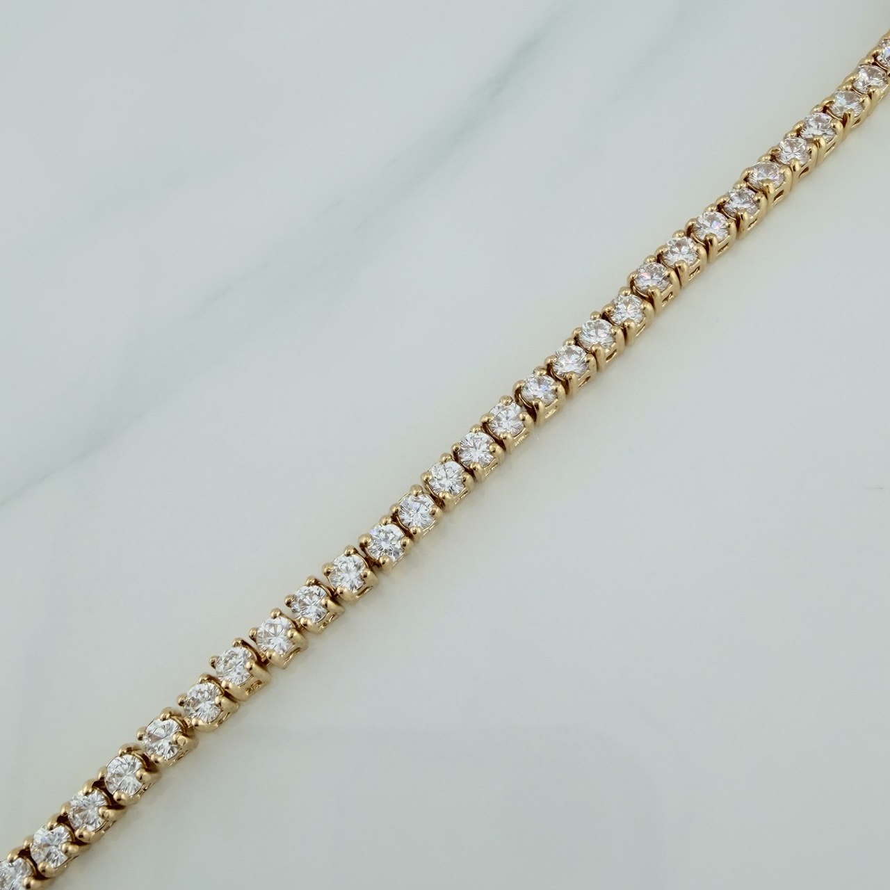 Pulso Tennis 18.5gr / 18cm / 3.2mm Oro Amarillo 18K $