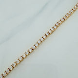 Pulso Tennis 18.5gr / 18cm / 3.2mm Oro Amarillo 18K $