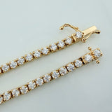 Pulso Tennis 18.5gr / 18cm / 3.2mm Oro Amarillo 18K $