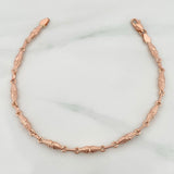 Pulso Rustico Dubai 3.75gr / 20cm / 1.5mm Oro Rosa 18K %