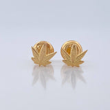 Topos Marihuana 0.7gr / 6mm Oro Amarillo 18K %