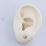 Topos Corazón 0.55gr / 6.13mm Oro Amarillo 18K %
