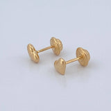 Topos Corazón 0.55gr / 6.13mm Oro Amarillo 18K %