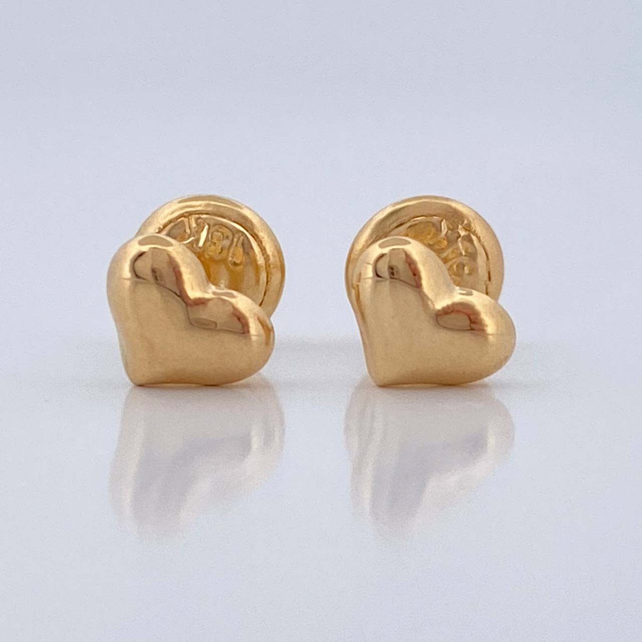 Topos Corazón 0.55gr / 6.13mm Oro Amarillo 18K %